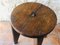 Mid-Century Primitive Oak Farmhouse Milking Stool, 1950s 6