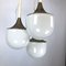 Vintage Italian Glass & Metal Ceiling Lamp from Esperia, 1970s, Image 15