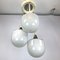 Vintage Italian Glass & Metal Ceiling Lamp from Esperia, 1970s, Image 6