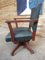 English Art & Craft Captain Swivel Desk Chair, 1920s 7