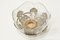 Kleine Antike Englische Schale aus Glas & Silber, 1900er 2