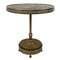 Mid-Century Moroccan Occasional Table with Hammered & Engraved Copper Top 1