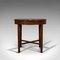 Victorian English Round Oak Coffee / Side / Lamp Table, Circa 1880 5