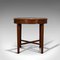 Victorian English Round Oak Coffee / Side / Lamp Table, Circa 1880 3