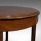 Victorian English Round Oak Coffee / Side / Lamp Table, Circa 1880 9