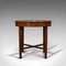 Victorian English Round Oak Coffee / Side / Lamp Table, Circa 1880 4