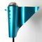 Postmoderne Vintage Metall Stehlampe mit blauem Schirm in Vogel-Optik von Bjart Rhenen 4
