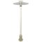 Lámpara de pie Mid-Century moderna de acero blanco de Frandsen, Imagen 1