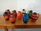 German Ceramic 414-16 Vases from Scheurich, 1960s, Set of 9, Image 1