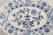 Antique Blue Onion Serving Dish in Hand-Painted Porcelain from Meissen, Image 2