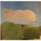 Stig Sundin, Sweden, Oil on Board, Modernist Landscape, Gotland 1