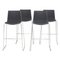 Aava Gray and White Bar Stools by Antti Kotilainen for Arper, Set of 4, 2013 1