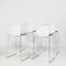 Aava Gray and White Bar Stools by Antti Kotilainen for Arper, Set of 4, 2013 3