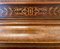 19th Century Victorian Walnut Inlaid Eight Day Mantel Clock 9