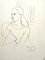 Jean Cocteau, Young Girl, Lithograph, 1956 1