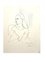 Jean Cocteau, Young Girl, Lithograph, 1956, Image 2