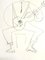Jean Cocteau, guitarrista español, dibujo, años 30, Imagen 2