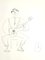 Jean Cocteau, guitarrista español, dibujo, años 30, Imagen 1