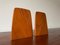 Cherry Wood Bookends by Kai Kristiansen, 1960s, Set of 2 3