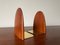 Pearwood Brass Bookends, 1960s, Set of 2 5