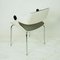 White Space Age Plywood and Grey Fabric Chair by Eugen Schmidt 6