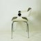 White Space Age Plywood and Grey Fabric Chair by Eugen Schmidt 3
