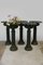 Antique Cast Iron Flower Pillars / Planters, Set of 5, Image 10