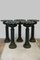 Antique Cast Iron Flower Pillars / Planters, Set of 5 3