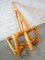 Mid-Century Triangle Stuhl aus Bambus, 1950er 11