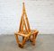 Mid-Century Triangle Stuhl aus Bambus, 1950er 3