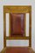 Antique Art Nouveau Oak and Leather Dining Chairs, Set of 6, Image 6