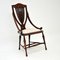 Antique Edwardian Inlaid Side Chair, Image 2