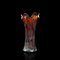 Small Decorative English Carnival Glass Flower Vase, 1940s 2