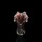 Small Decorative English Carnival Glass Flower Vase, 1940s 7