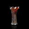 Small Decorative English Carnival Glass Flower Vase, 1940s 4
