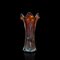 Small Decorative English Carnival Glass Flower Vase, 1940s 3