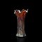 Small Decorative English Carnival Glass Flower Vase, 1940s 1