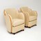 Art Deco Cloud Back Armchairs by Harry & Lou Epstein, 1920s, Set of 2 3