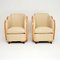 Art Deco Cloud Back Armchairs by Harry & Lou Epstein, 1920s, Set of 2 2