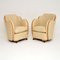 Art Deco Cloud Back Armchairs by Harry & Lou Epstein, 1920s, Set of 2, Image 1