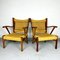 Vintage Italian Rope Patio Lounge Chairs, 1970s, Set of 2 1