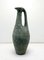 Handgemachte Keramik Krug Vase mit türkiser & orangener Glasur, 1970er 7