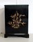 Small Asian Black Lacquered Wood Cabinet, 1950s, Image 64