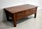 Tavolino da caffè antico in legno di castagno, fine XIX secolo, Immagine 2