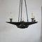 Mid-Century Italian Star-Shaped Chandelier 1