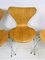Chaises de Salon 3107 Butterfly Mid-Century par Arne Jacobsen pour Fritz Hansen, Set de 3 6