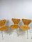Chaises de Salon 3107 Butterfly Mid-Century par Arne Jacobsen pour Fritz Hansen, Set de 3 23