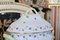 Large Mid-Century Hand-Painted Herend Porcelain Blue Garland Tureen, Image 4