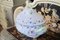 Large Mid-Century Hand-Painted Herend Porcelain Blue Garland Tureen, Image 2