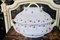 Large Mid-Century Hand-Painted Herend Porcelain Blue Garland Tureen, Image 1